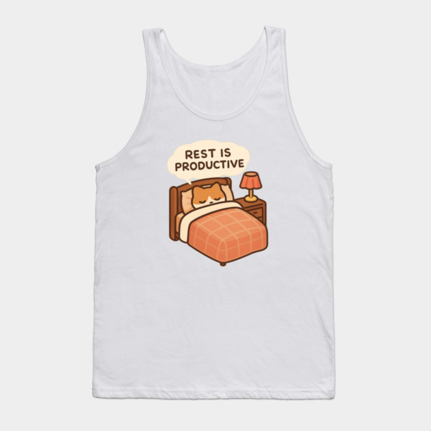 Rest Is Productive Tank Top by Fauzi's Store
