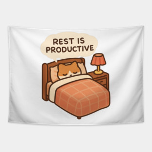 Rest Is Productive Tapestry