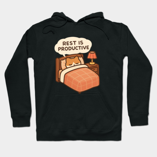 Rest Is Productive Hoodie by Fauzi's Store
