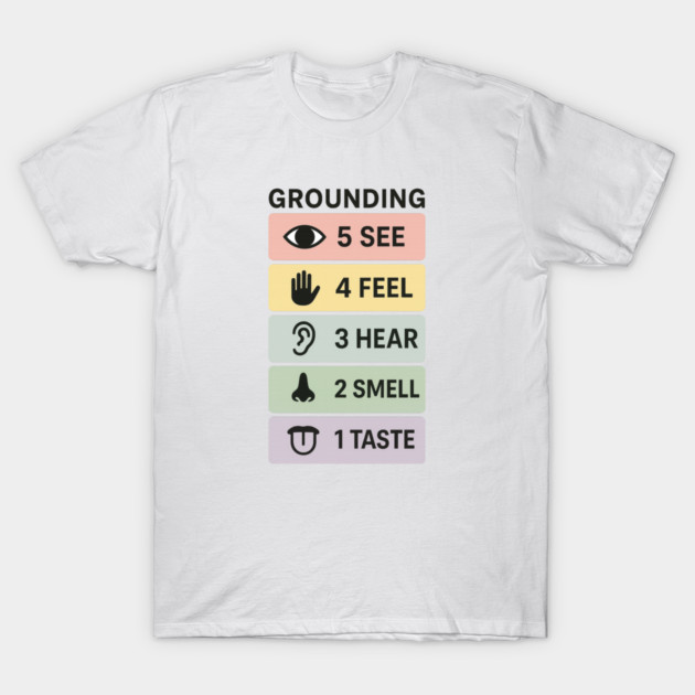 Grounding 5-4-3-2-1 T-Shirt by Fauzi's Store
