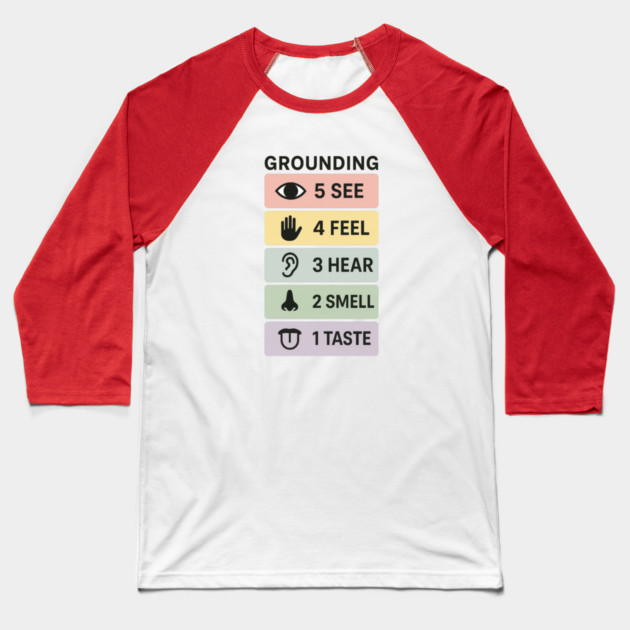 Grounding 5-4-3-2-1 Baseball T-Shirt by Fauzi's Store