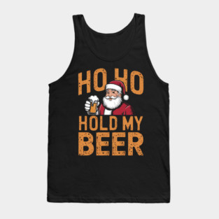 Drinking Humor Santa Tank Top
