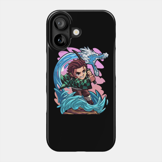 Chibi Tanjiro Water Style - Demon Slayer Phone Case by Otaku Vibes