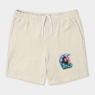 Chibi Tanjiro Water Style - Demon Slayer Shorts