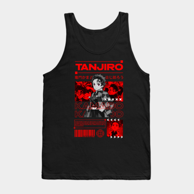 Demon Slayer Tanjiro Kamado Tank Top by Otaku Vibes