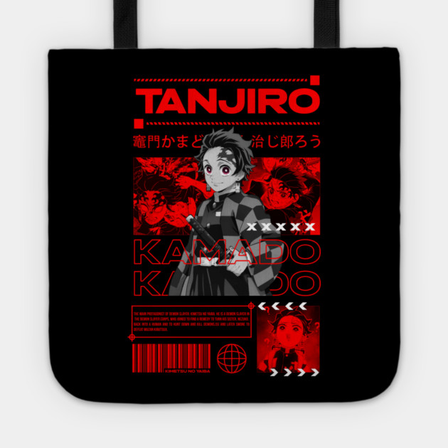 Demon Slayer Tanjiro Kamado Tote by Otaku Vibes