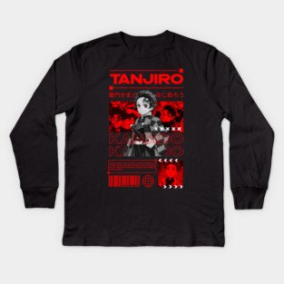 Demon Slayer Tanjiro Kamado Kids Long Sleeve T-Shirt