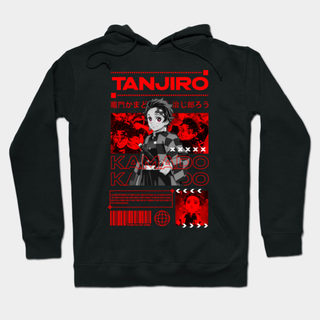 Demon Slayer Tanjiro Kamado Hoodie by Otaku Vibes