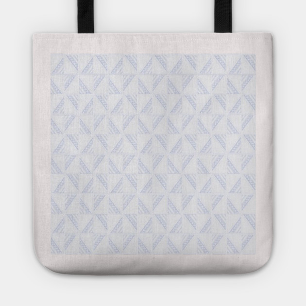 Hmong Tribal "Fan Blade" Pattern – Plai Jao (Thief Pattern) Tote by Pimcolle