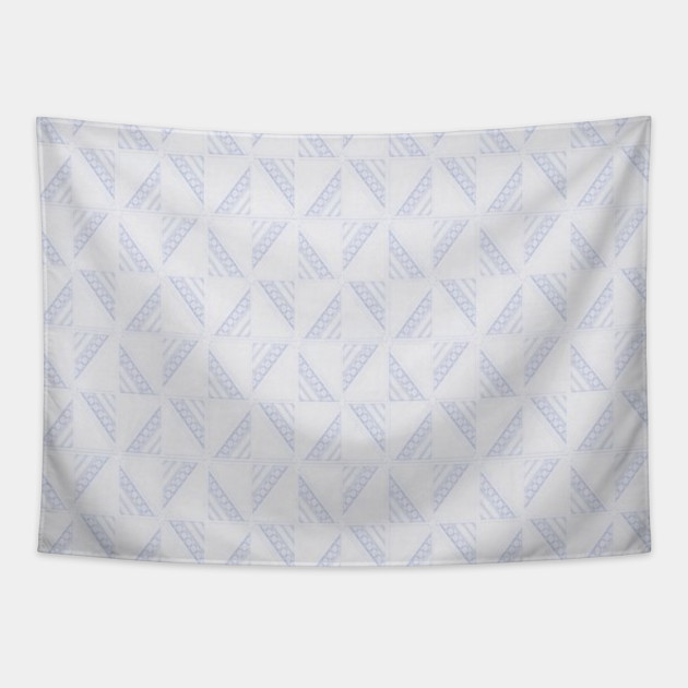 Hmong Tribal "Fan Blade" Pattern – Plai Jao (Thief Pattern) Tapestry by Pimcolle