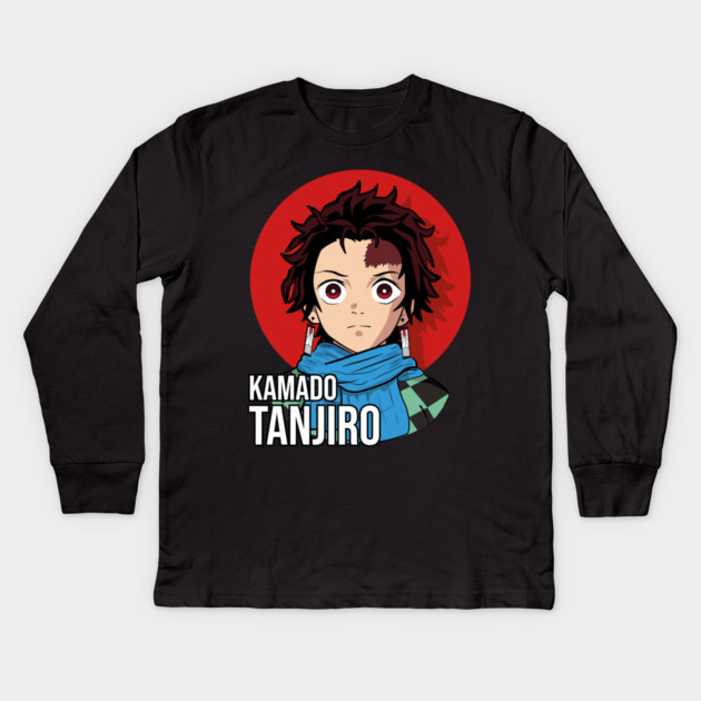Demon Slayer Tanjiro Kids Long Sleeve T-Shirt by Otaku Vibes