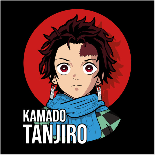 Demon Slayer Tanjiro Wall Art by Otaku Vibes