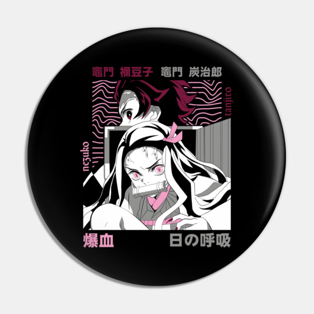 Demon Slayer Tanjiro And Nezuko Art Pin by Otaku Vibes