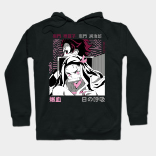 Demon Slayer Tanjiro And Nezuko Art Hoodie