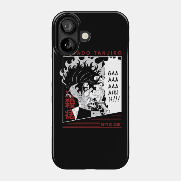 Demon Slayer Angry Moment Phone Case by Otaku Vibes