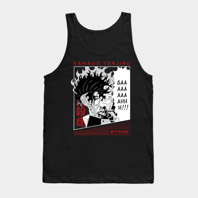 Demon Slayer Angry Moment Tank Top by Otaku Vibes