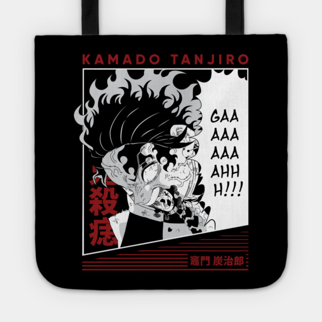 Demon Slayer Angry Moment Tote by Otaku Vibes