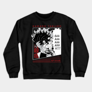 Demon Slayer Angry Moment Crewneck Sweatshirt