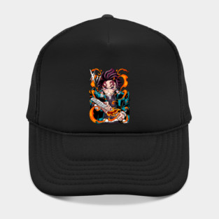 Demon Slayer Tanjiro Kamado Breathing Stance Hat