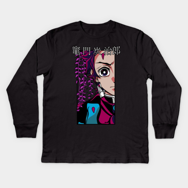 Tanjiro - Demon Slayer Kids Long Sleeve T-Shirt by Otaku Vibes