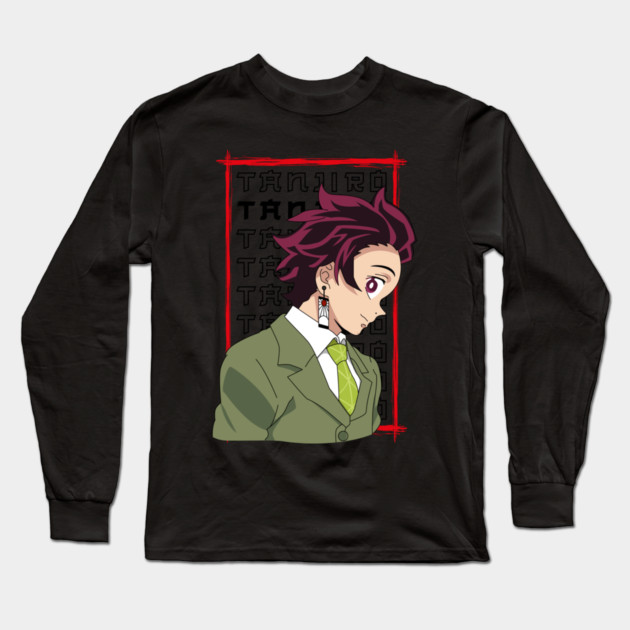 Tanjiro Kamado - Demon Slayer Long Sleeve T-Shirt by Otaku Vibes