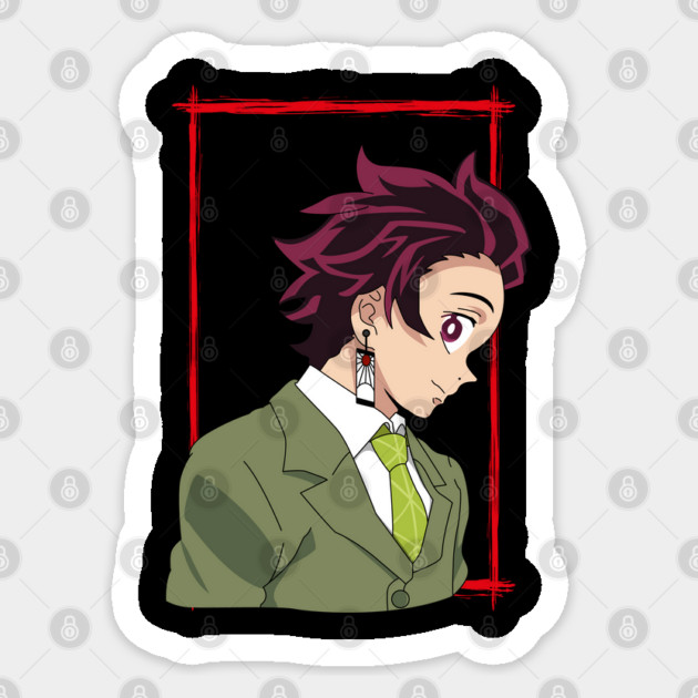 Tanjiro Kamado - Demon Slayer Sticker by Otaku Vibes