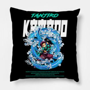 Demon Slayer Tanjiro Kamado Water Breathing Pillow