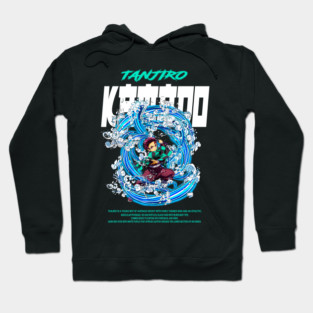 Demon Slayer Tanjiro Kamado Water Breathing Hoodie