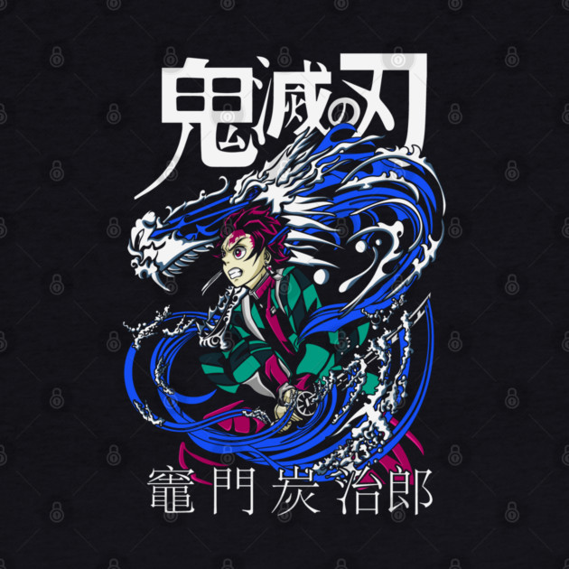 Tanjiro Kamado Water Breathing - Demon Slayer by Otaku Vibes