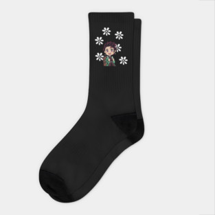 Cute Tanjiro Kamado - Demon Slayer Socks