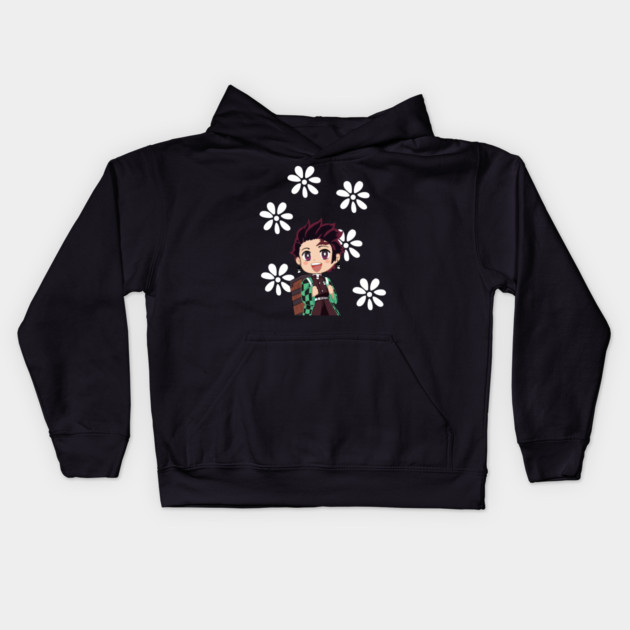 Cute Tanjiro Kamado - Demon Slayer Kids Hoodie by Otaku Vibes