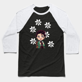 Cute Tanjiro Kamado - Demon Slayer Baseball T-Shirt