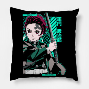 Demon Slayer Tanjiro Classic Style Pose Pillow