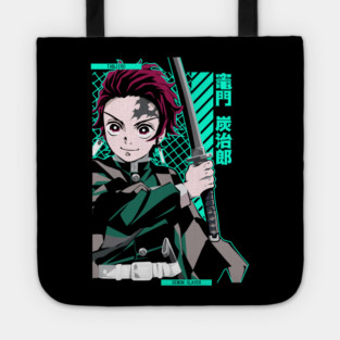 Demon Slayer Tanjiro Classic Style Pose Tote