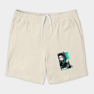 Demon Slayer Tanjiro Classic Style Pose Shorts