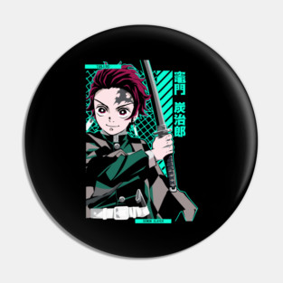 Demon Slayer Tanjiro Classic Style Pose Pin