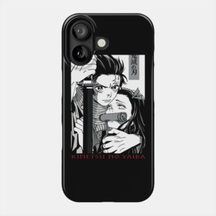 Tanjiro and Nezuko Art - Demon Slayer Phone Case