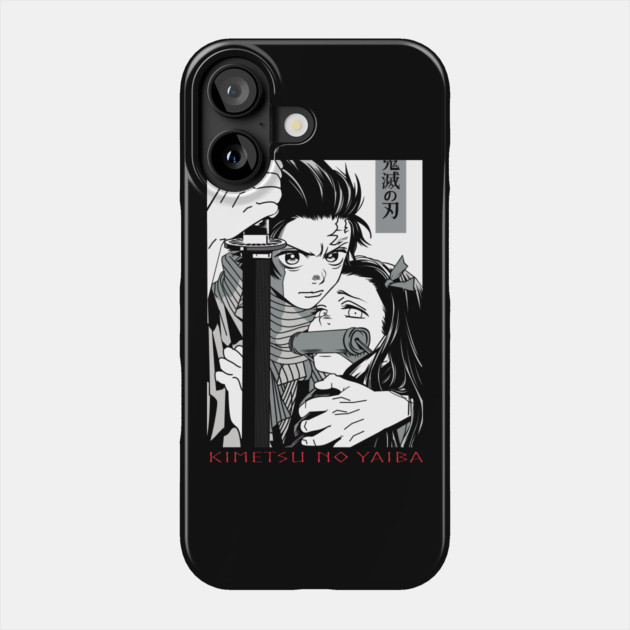 Tanjiro and Nezuko Art - Demon Slayer Phone Case by Otaku Vibes