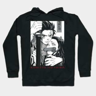 Tanjiro and Nezuko Art - Demon Slayer Hoodie