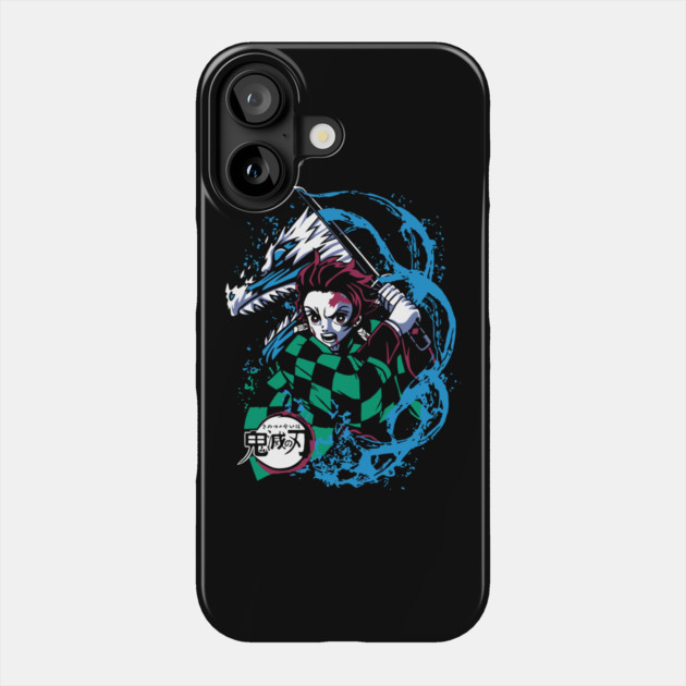 Tanjiro Kamado Water Breathing - Kimetsu no Yaiba Phone Case by Otaku Vibes