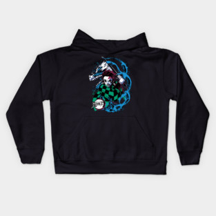 Tanjiro Kamado Water Breathing - Kimetsu no Yaiba Kids Hoodie