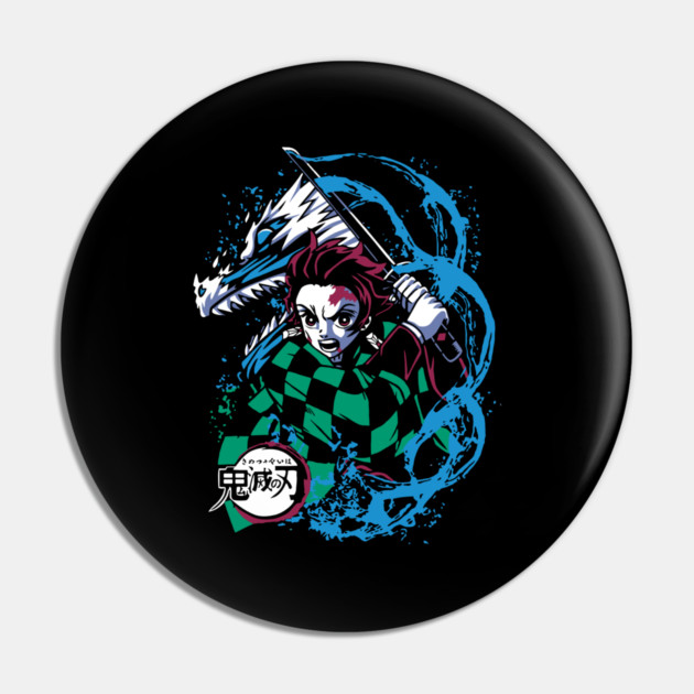 Tanjiro Kamado Water Breathing - Kimetsu no Yaiba Pin by Otaku Vibes