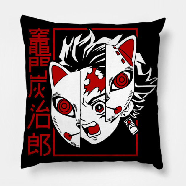 Tanjiro - Kimetsu no Yaiba Pillow by Otaku Vibes