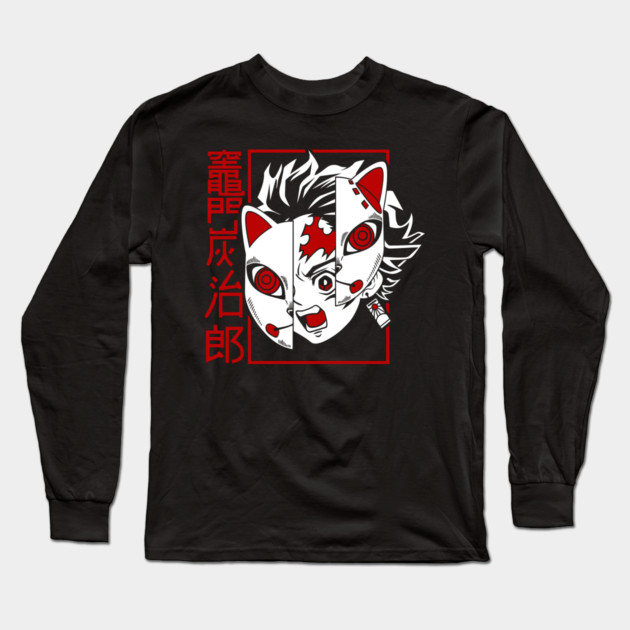 Tanjiro - Kimetsu no Yaiba Long Sleeve T-Shirt by Otaku Vibes