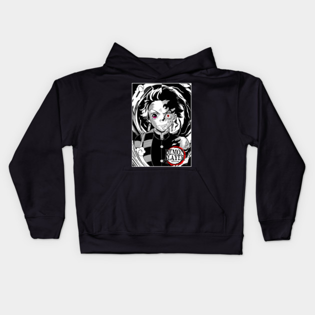 Tanjiro Kamado - Kimetsu no Yaiba Kids Hoodie by Otaku Vibes