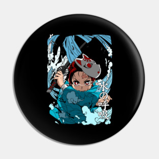 Tanjiro Kamado water Breathing Style Pin