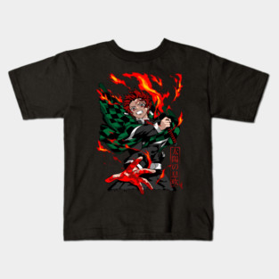 Demon Slayer Tanjiro Sun Breathing Form Kids T-Shirt