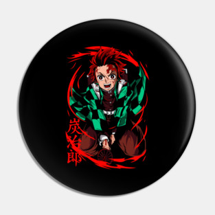 Tanjiro Sun Breathing Form - Demon Slayer Pin