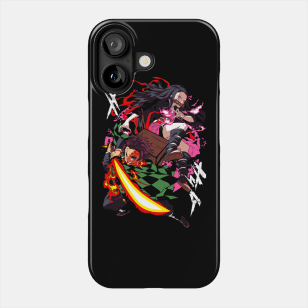 Tanjiro And Nezuko - Demon Slayer Phone Case by Otaku Vibes