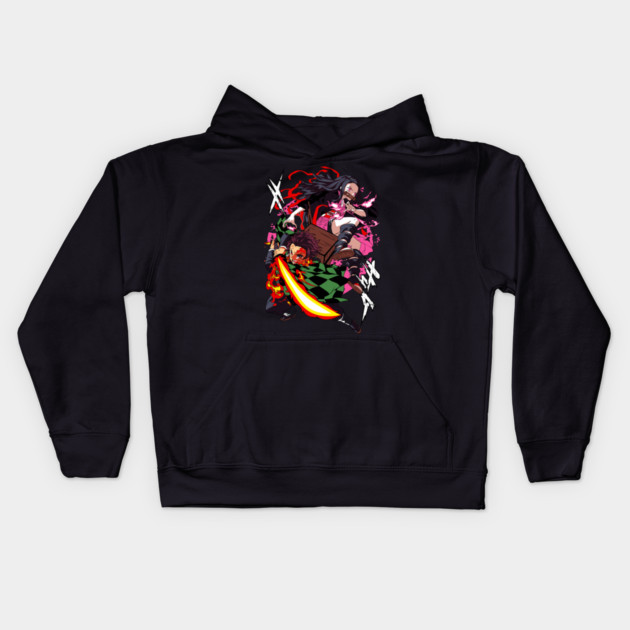 Tanjiro And Nezuko - Demon Slayer Kids Hoodie by Otaku Vibes
